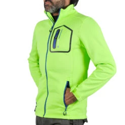 Blouson Polar Shell CRISTOM Vert -Vêtements De Ski blouson polar shell homme cristom vert2 1