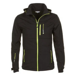 Blouson Softshell ECANNE38 Noir/jaune