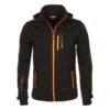 Blouson Softshell CANNE Noir/orange -Vêtements De Ski blouson softshell homme canne noirorange 3
