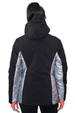 Blouson De Ski Femme ACILVER Noir/argent -Vêtements De Ski doudoune de ski femme acilver noirargent2 1