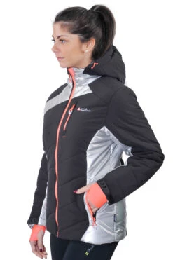 Blouson De Ski Femme ACILVER Noir/argent -Vêtements De Ski doudoune de ski femme acilver noirargent3 1