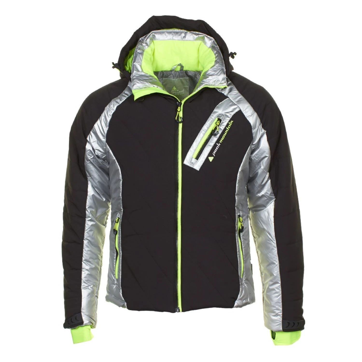 Doudoune De Ski Homme CILVER Noir/argent 3 Doudoune De Ski Homme CILVER Noir/argent