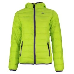 Doudoune Fine Fille à Capuche GALISEO Anis