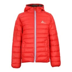 Doudoune Légère à Capuche Garçon ECENSEO1016 Rouge