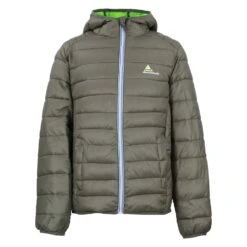 Doudoune Légère à Capuche Garçon ECENSEO1016 Taupe