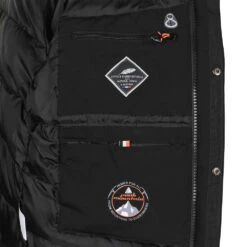 Parka Vraie Fourrure Homme CALOZ Noir 9 Parka Vraie Fourrure Homme CALOZ Noir -Vêtements De Ski doudoune homme caloz noir3 1