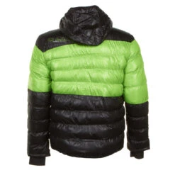 Doudoune De Ski Homme CAPTIN Noir/vert 5 Doudoune De Ski Homme CAPTIN Noir/vert -Vêtements De Ski doudoune homme captin vert1 1