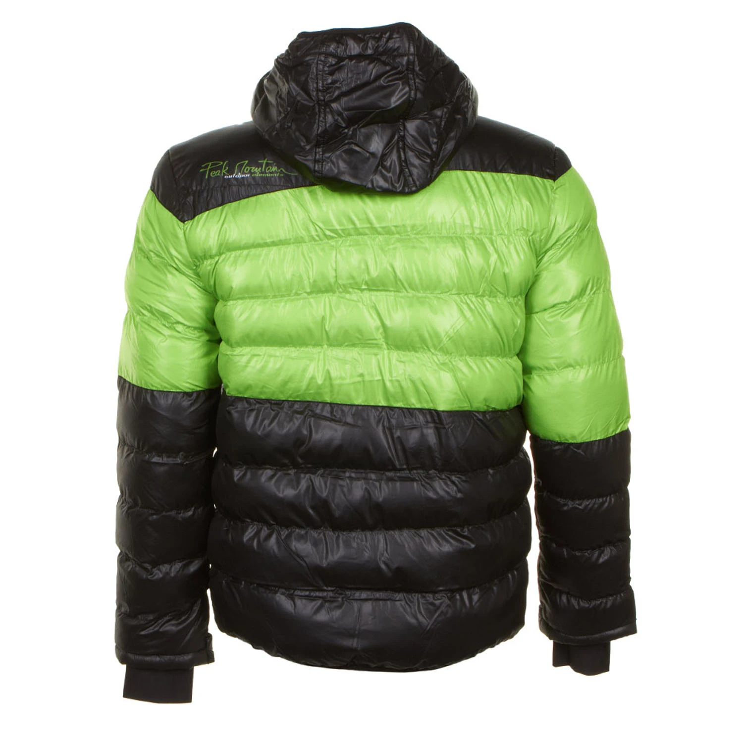 Doudoune De Ski Homme CAPTIN Noir/vert 4 Doudoune De Ski Homme CAPTIN Noir/vert – Image 2