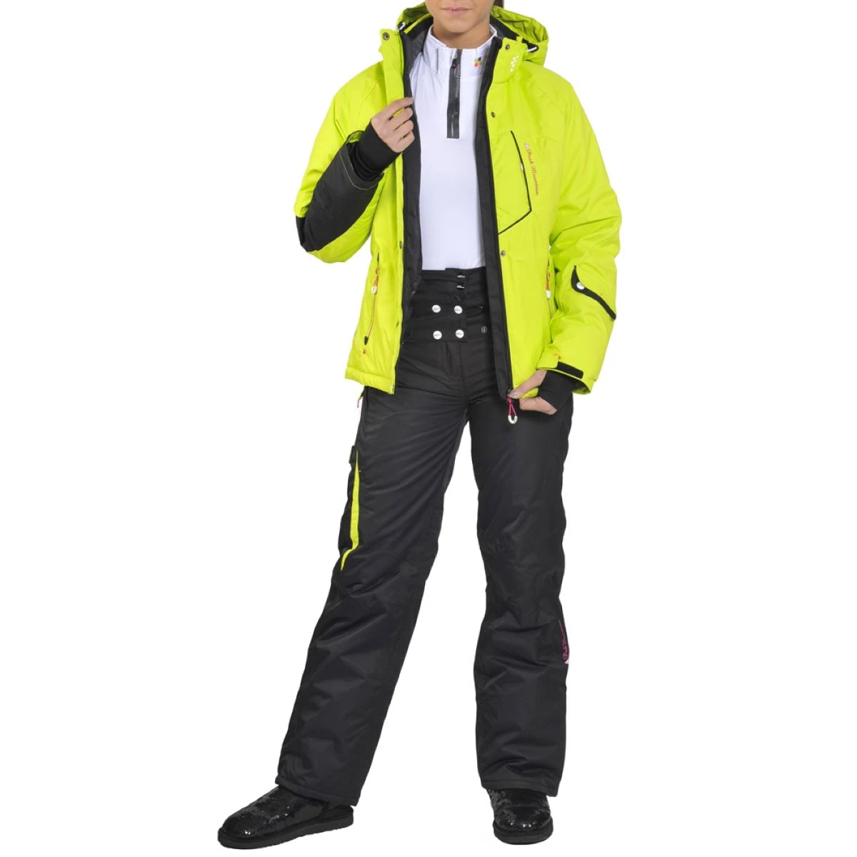 Ensemble De Ski Femme AMIC Anis/noir 6 Ensemble De Ski Femme AMIC Anis/noir – Image 4