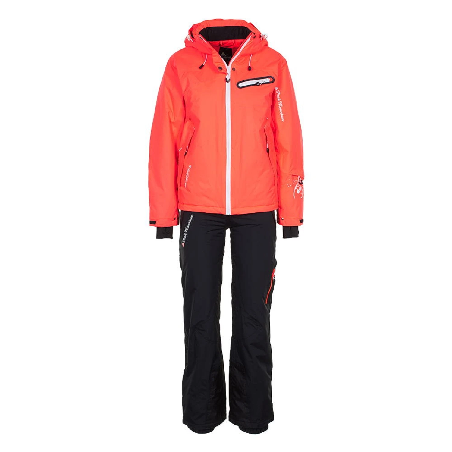 Ensemble De Ski Femme ASTEC Corail/noir 3 Ensemble De Ski Femme ASTEC Corail/noir