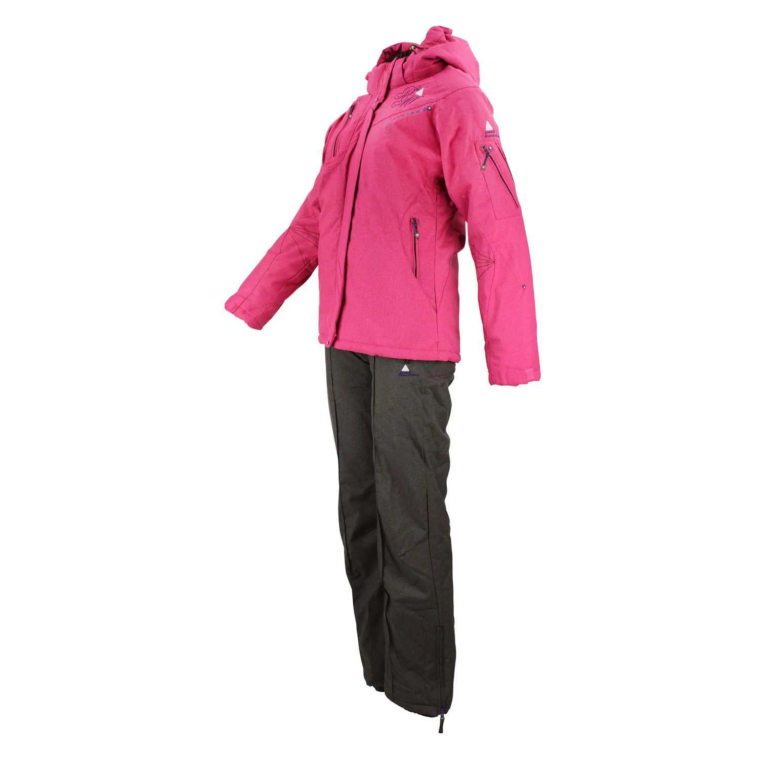 Ensemble De Ski Femme AZLY Fuchsia/marron 4 Ensemble De Ski Femme AZLY Fuchsia/marron – Image 2