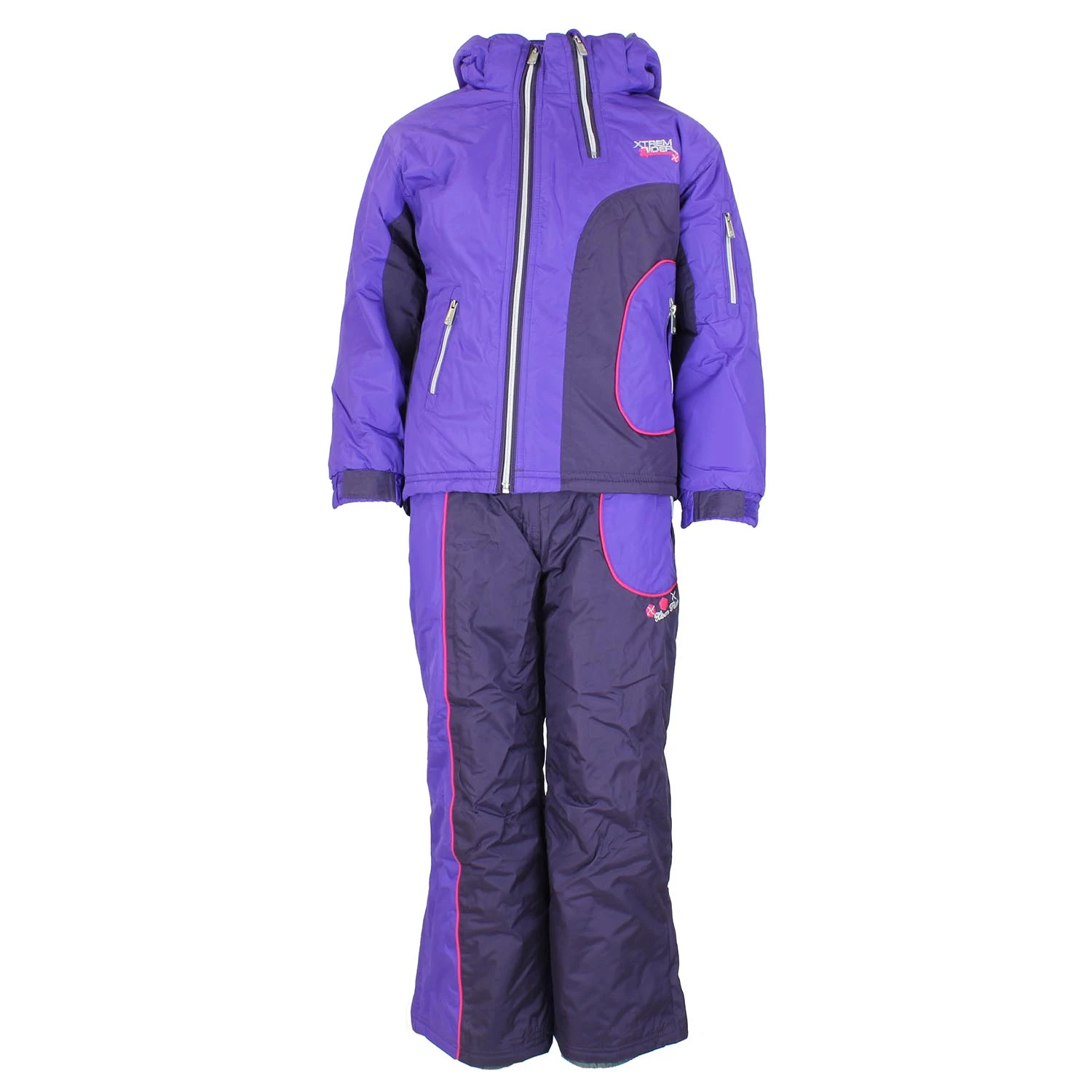 Ensemble De Ski Fille FLANA Violet 3 Ensemble De Ski Fille FLANA Violet