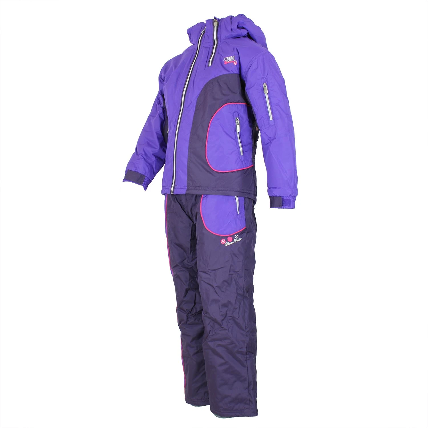 Ensemble De Ski Fille FLANA Violet 5 Ensemble De Ski Fille FLANA Violet – Image 3