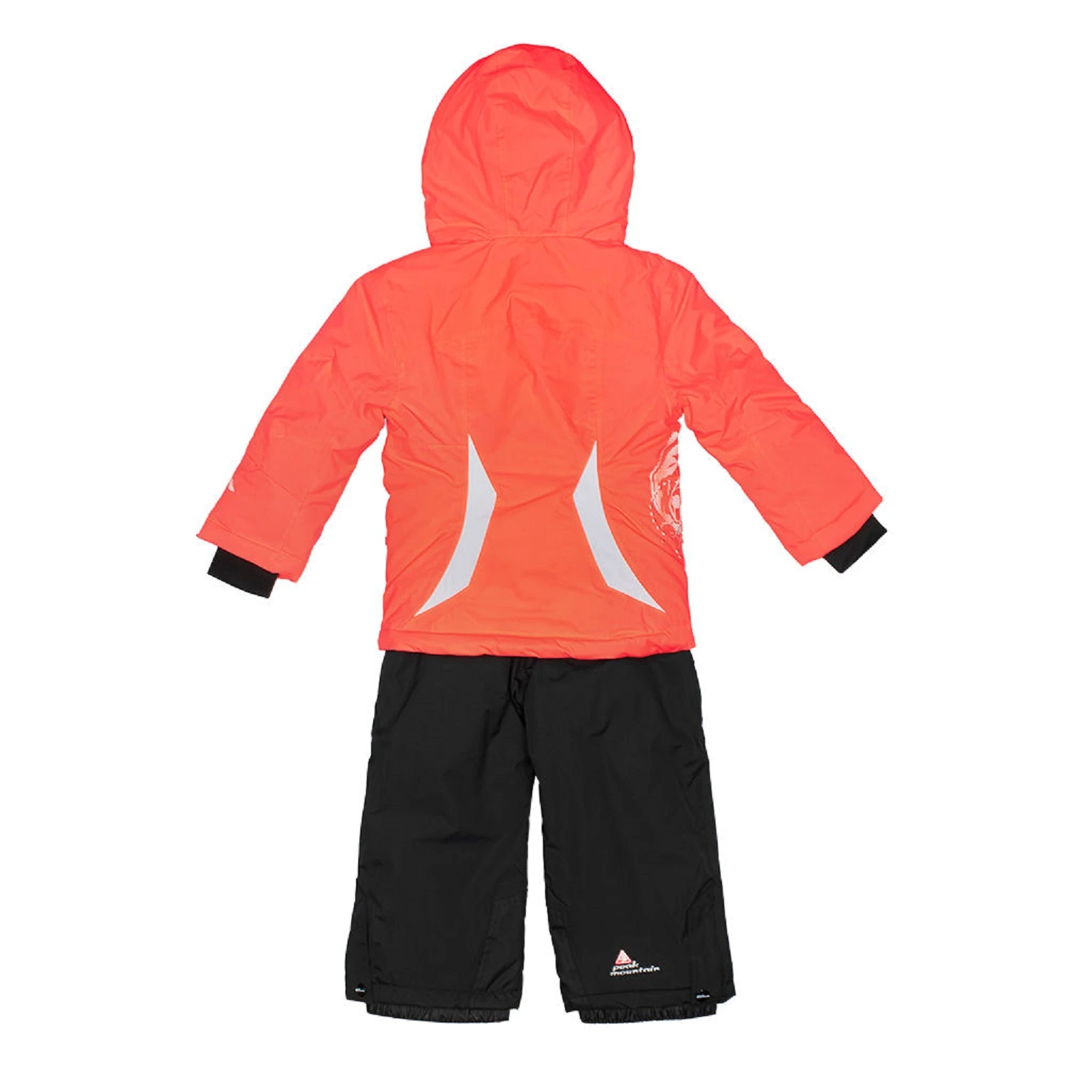 Ensemble De Ski Fille GASTEC Corail/noir 4 Ensemble De Ski Fille GASTEC Corail/noir – Image 2