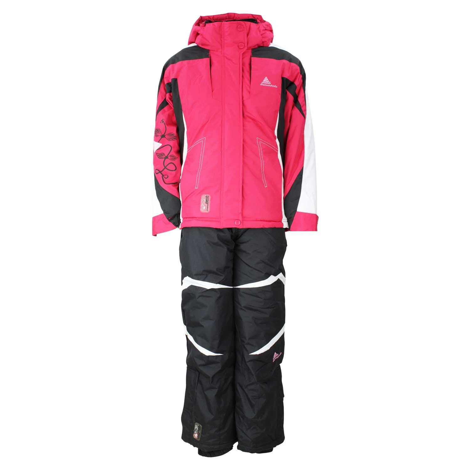 Ensemble De Ski GILIA Fushia/noir 3 Ensemble De Ski GILIA Fushia/noir