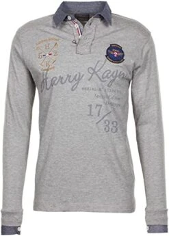 Polo Manches Longues Homme CAZBI Gris