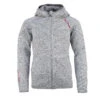Blouson Polaire à Capuche FATORA Gris -Vêtements De Ski veste polaire fille fatora gris 1